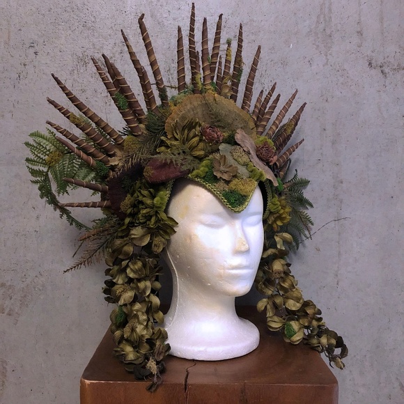 Mother Nature Goddess headdress by Miss G Designs